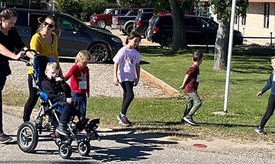 Rivier Elementary School holds Terry Fox Run