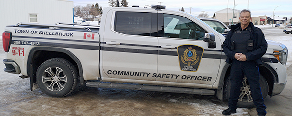 Community Safety Officer on duty in Shellbrook