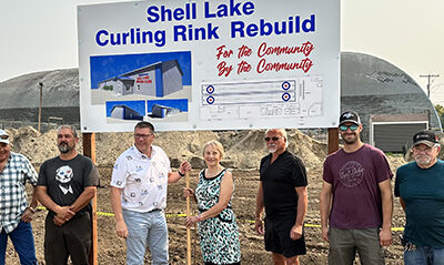 Shell Lake Curling Rink construction underway