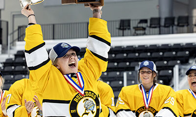 Peterson wins Division 1 hockey title