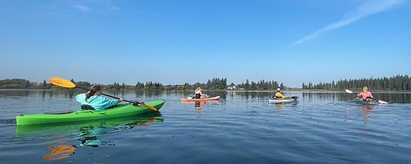 Kayakers hit Memorial Lake for ‘Big Day Out’