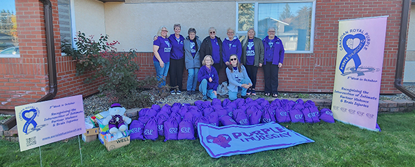 Royal Purple delivers for PA women’s shelter