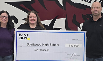 Spiritwood High School receives Best Buy grant
