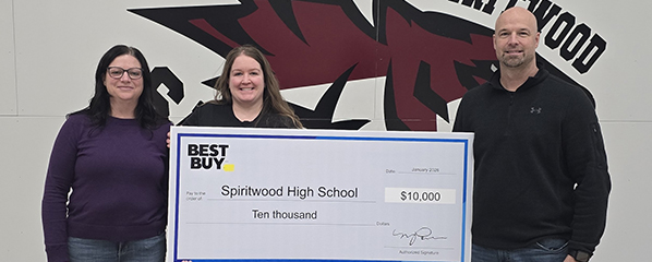 Spiritwood High School receives Best Buy grant