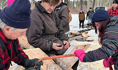 Chitek Lake enjoys first Métis Festival, Snowmobile Rally Chitek Lake enjoys first Métis Festival, Snowmobile Rally