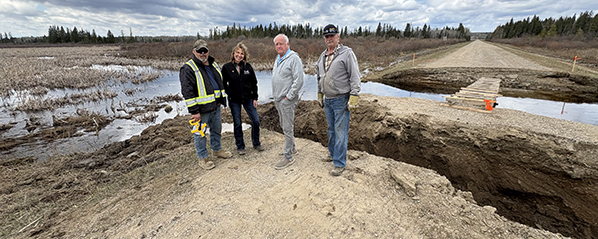 Ag Minister tours R.M. of Shellbrook floods